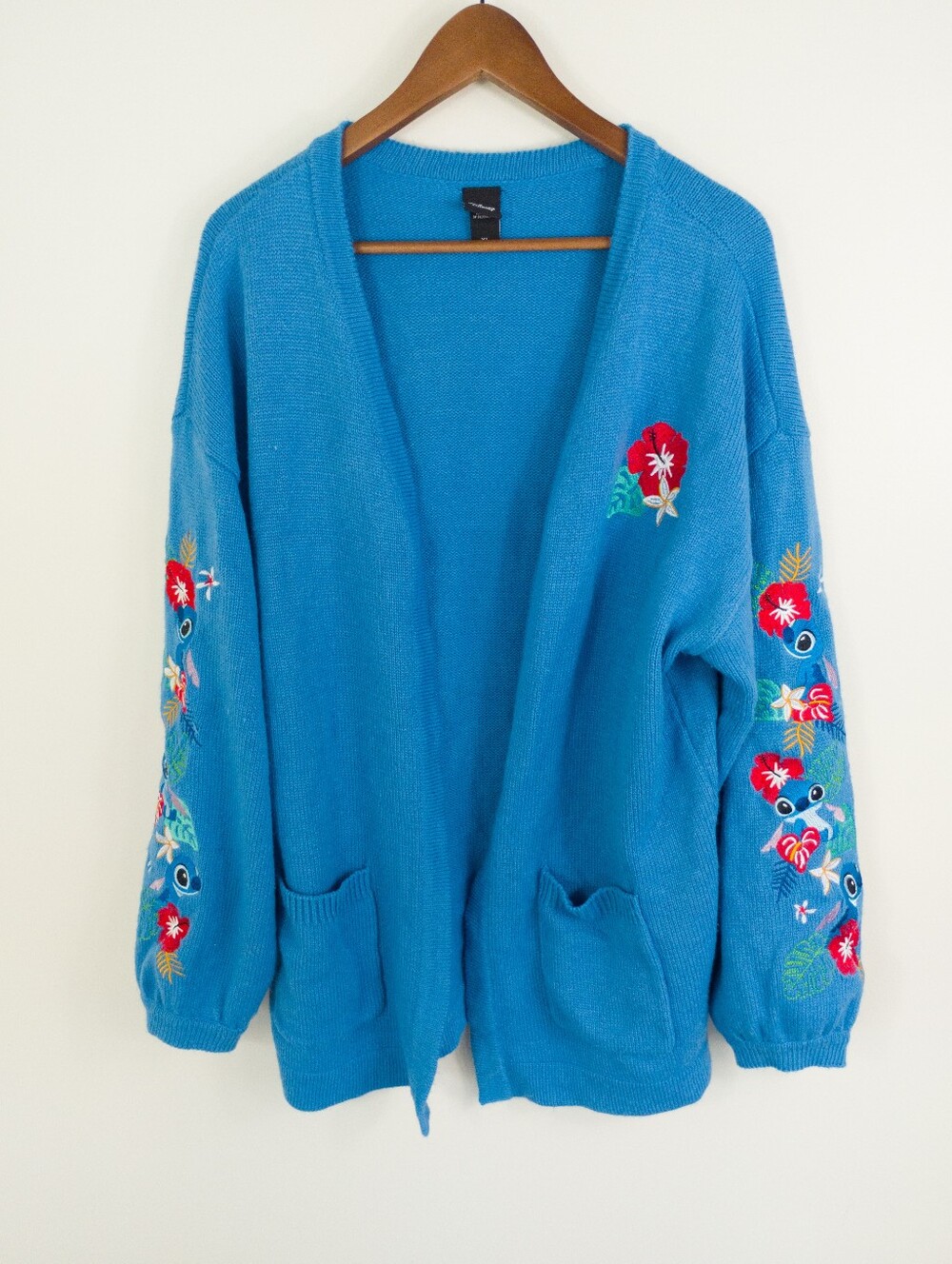 Disney Lilo & Stitch Oversized Open Cardigan Size XL